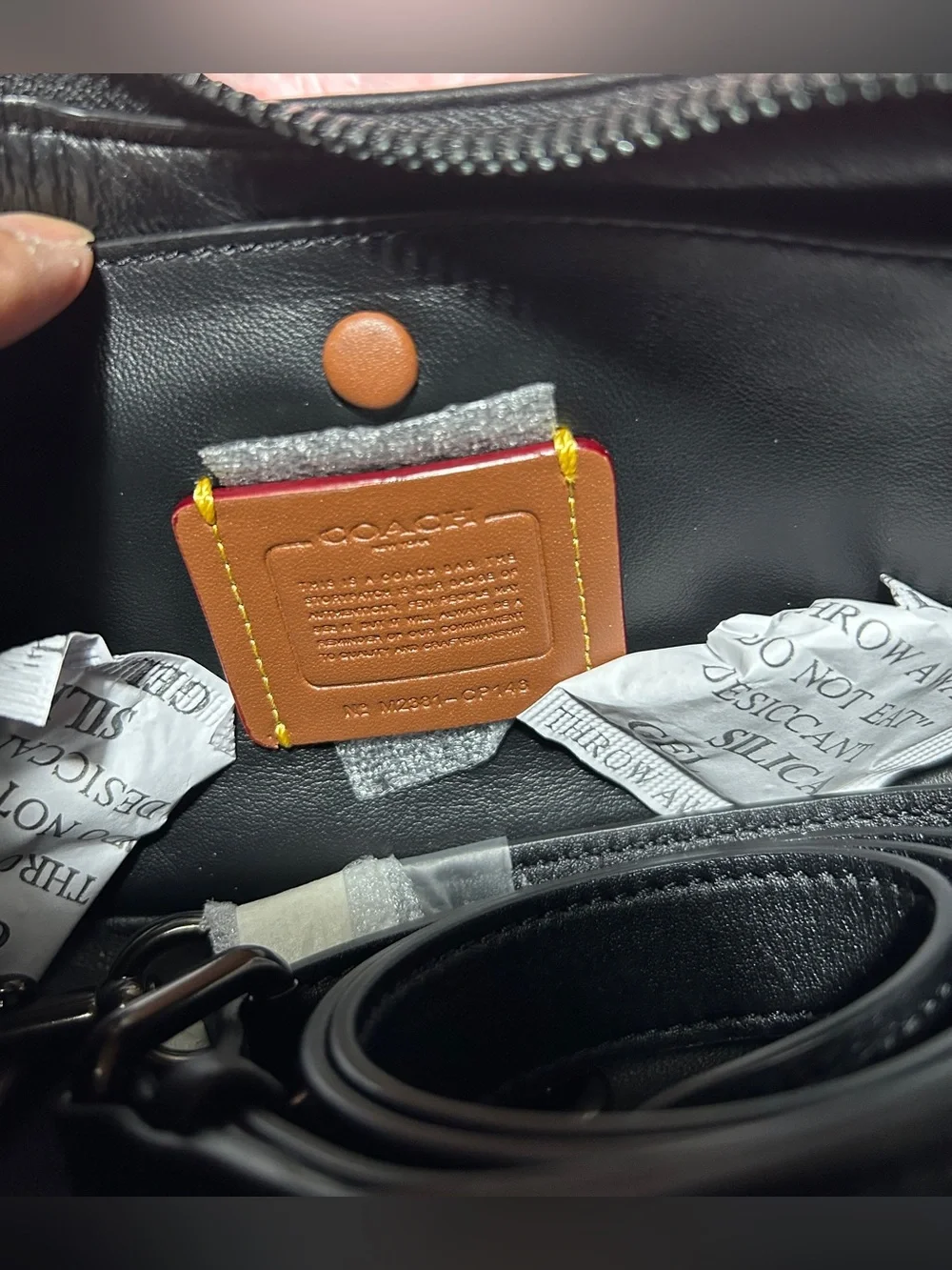 Coach Mira Shoulder Bag  w/Pillow Quilting-Black